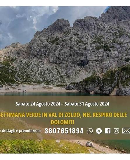 Settimana verde in Val di Zoldo, nel respiro delle Dolomiti CON iTINARRANDO!