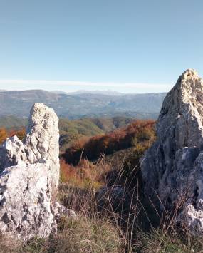 Monte Cervia e valle del Turano con Stella Polare Trek