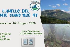 Il Monte Giano 1820 MT con TUARANTREKK